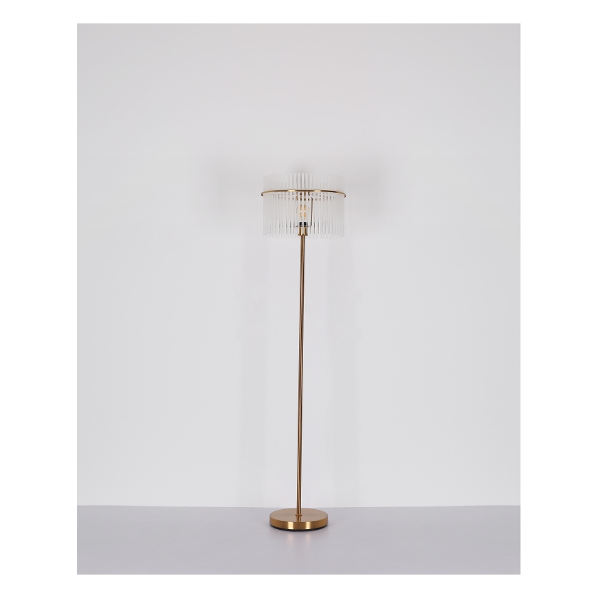 Globo - Lampadaire 1xE27/60W/230V doré