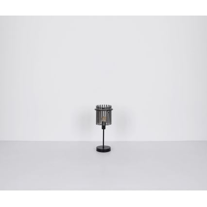 Globo - Lampada da tavolo 1xE14/40W/230V diametro 15 cm nero