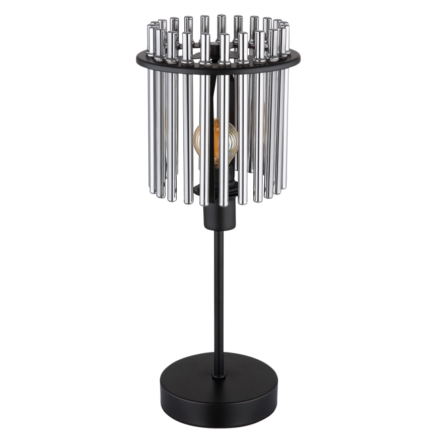 Globo - Lampada da tavolo 1xE14/40W/230V diametro 15 cm nero