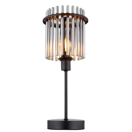 Globo - Lampada da tavolo 1xE14/40W/230V diametro 15 cm nero