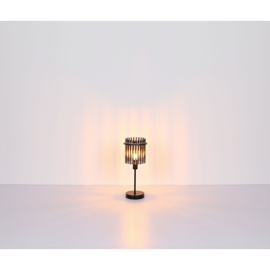 Globo - Tischleuchte 1xE14/40W/230V d 15 cm schwarz