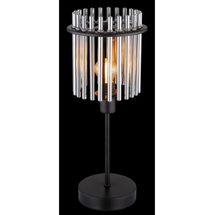 Globo - Tischleuchte 1xE14/40W/230V d 15 cm schwarz