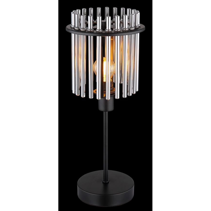 Globo - Tischleuchte 1xE14/40W/230V d 15 cm schwarz
