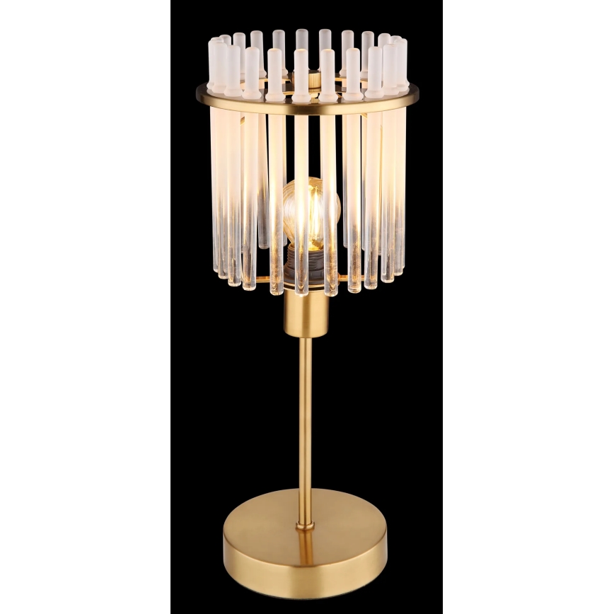 Globo - Lampada da tavolo 1xE14/40W/230V diametro 15 cm oro