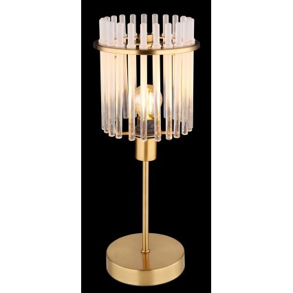 Globo - Tischleuchte 1xE14/40W/230V d 15 cm golden