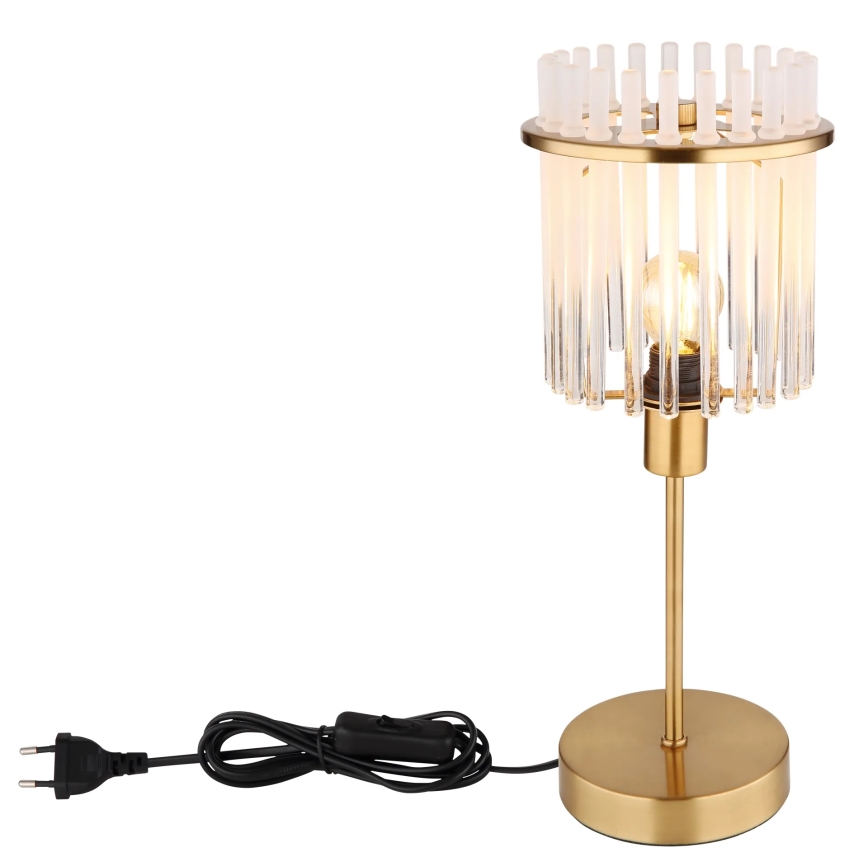 Globo - Tischleuchte 1xE14/40W/230V d 15 cm golden