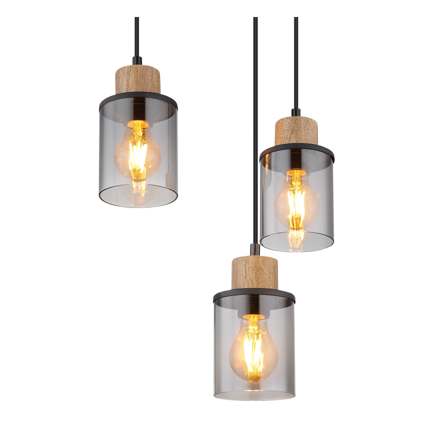 Globo - Suspension filaire 6xE27/15W/230V