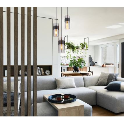 Globo - Lampadario a sospensione con filo 3xE27/60W/230V