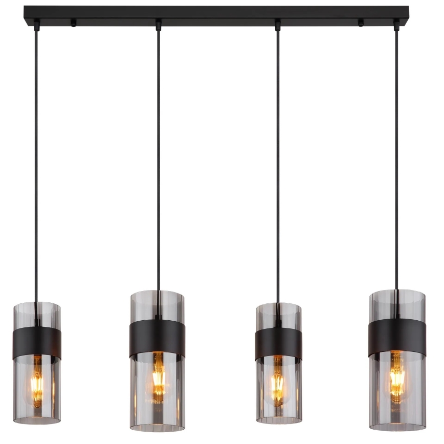 Globo - Lampadario a sospensione con filo 4xE27/60W/230V