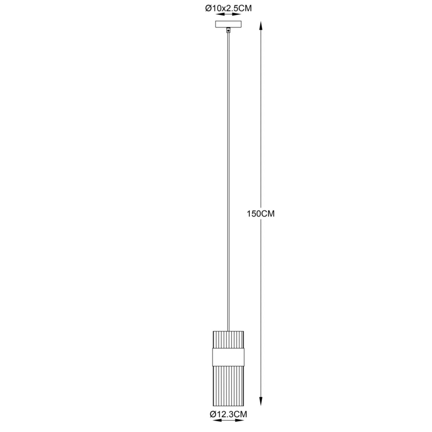 Globo - Lampadario a sospensione con filo 1xE27/60W/230V