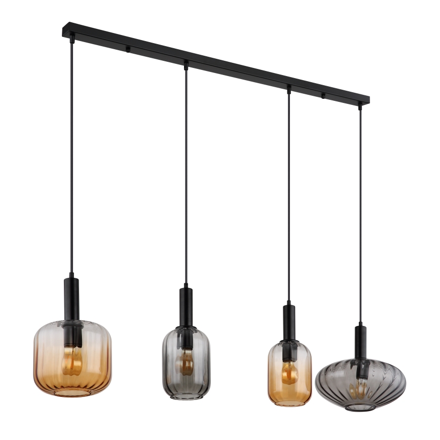 Globo - Suspension sur câble 4xE27/60W/230V