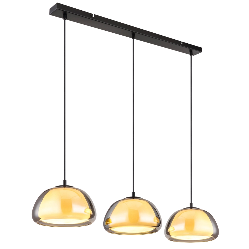 Globo - Lampadario a sospensione con filo 3xE14/40W/230V