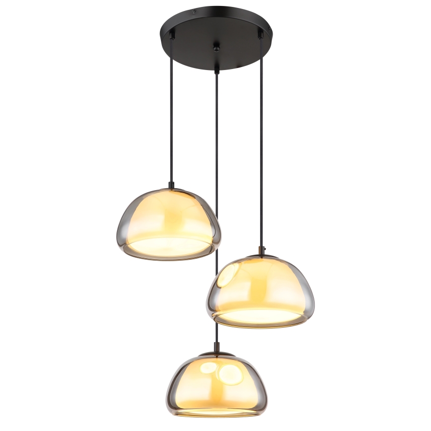 Globo - Lampadario a sospensione con filo 3xE14/40W/230V