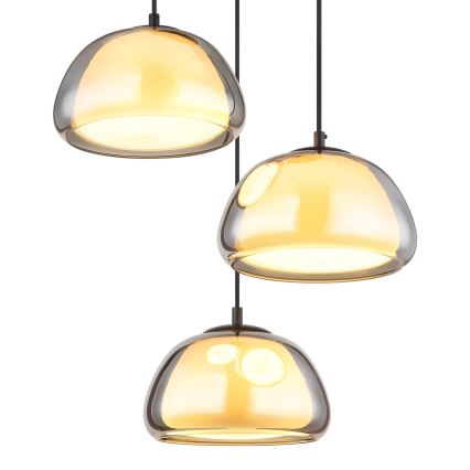 Globo - Lampadario a sospensione con filo 3xE14/40W/230V