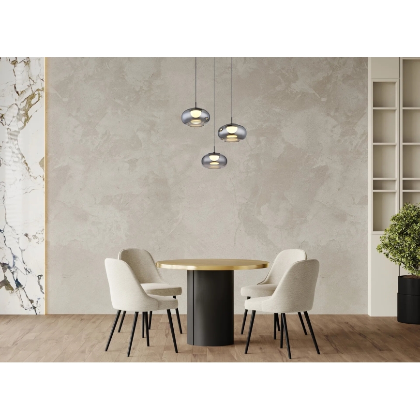 Globo - Lampadario LED a sospensione con filo 3xLED/6W/230V