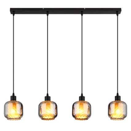 Globo - Lampadario a sospensione con filo 4xE27/25W/230V