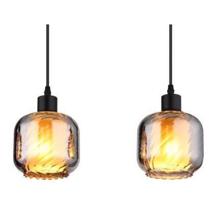 Globo - Lampadario a sospensione con filo 4xE27/25W/230V