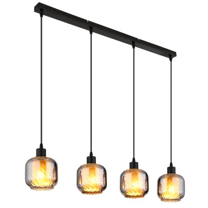 Globo - Suspension filaire 4xE27/25W/230V