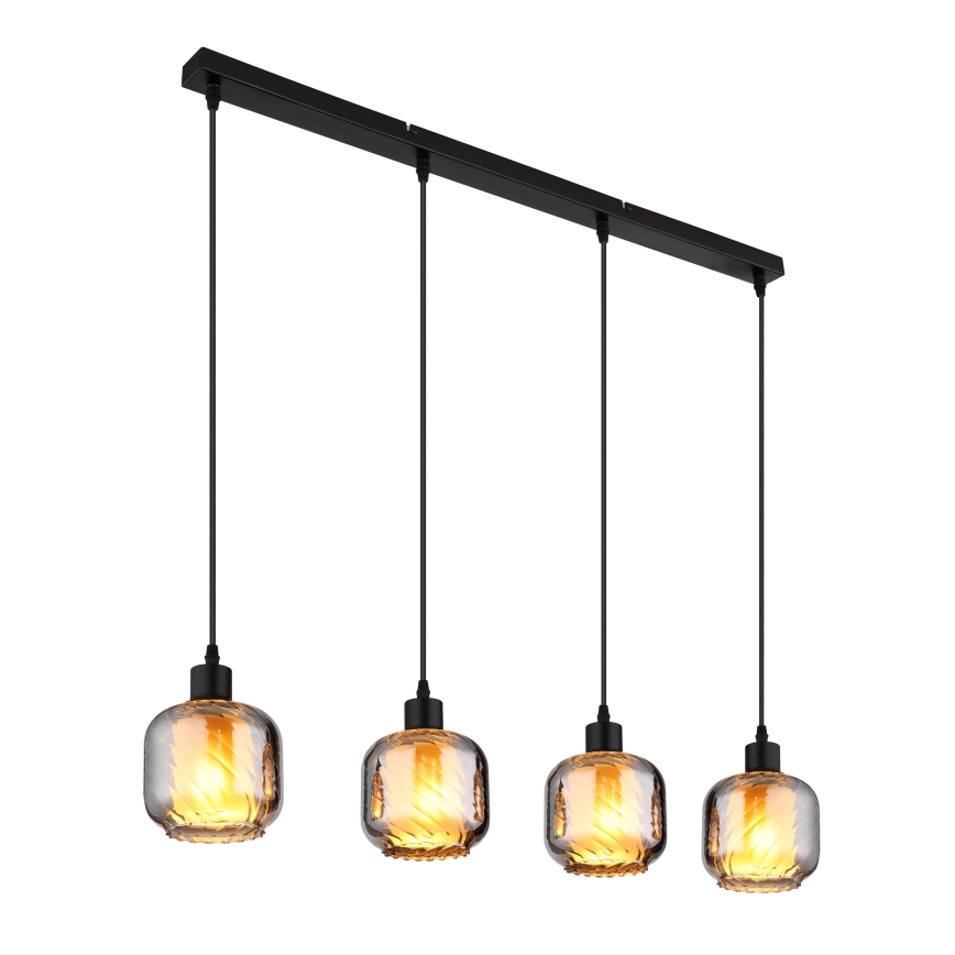 Globo - Suspension filaire 4xE27/25W/230V