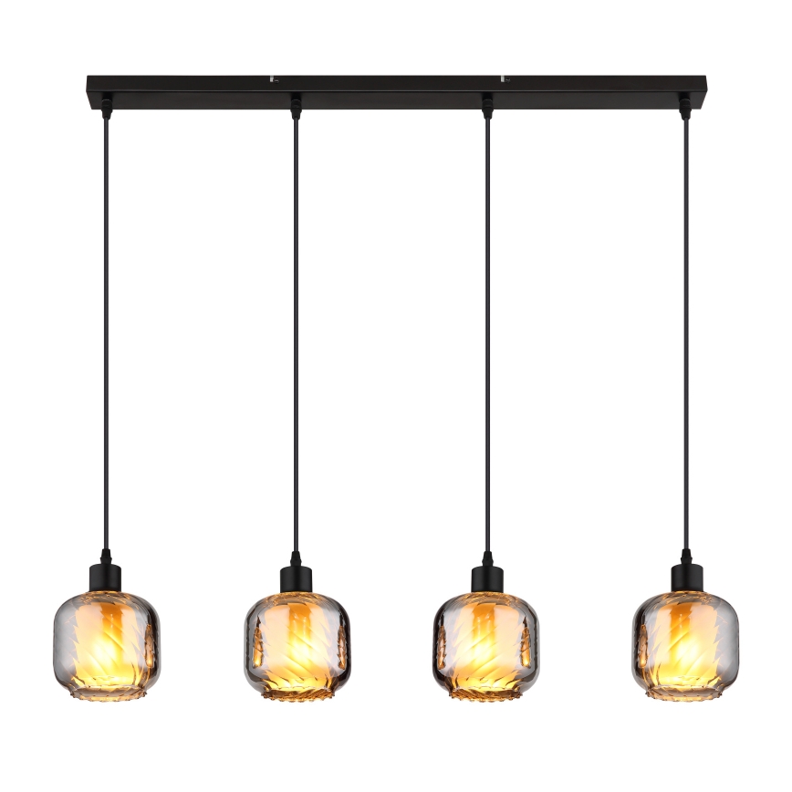 Globo - Suspension filaire 4xE27/25W/230V