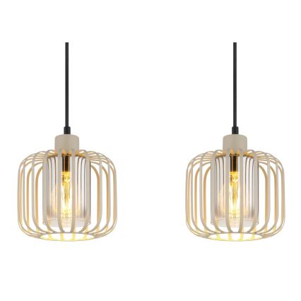 Globo - Lampadario a cavo 4xE27/40W/230V