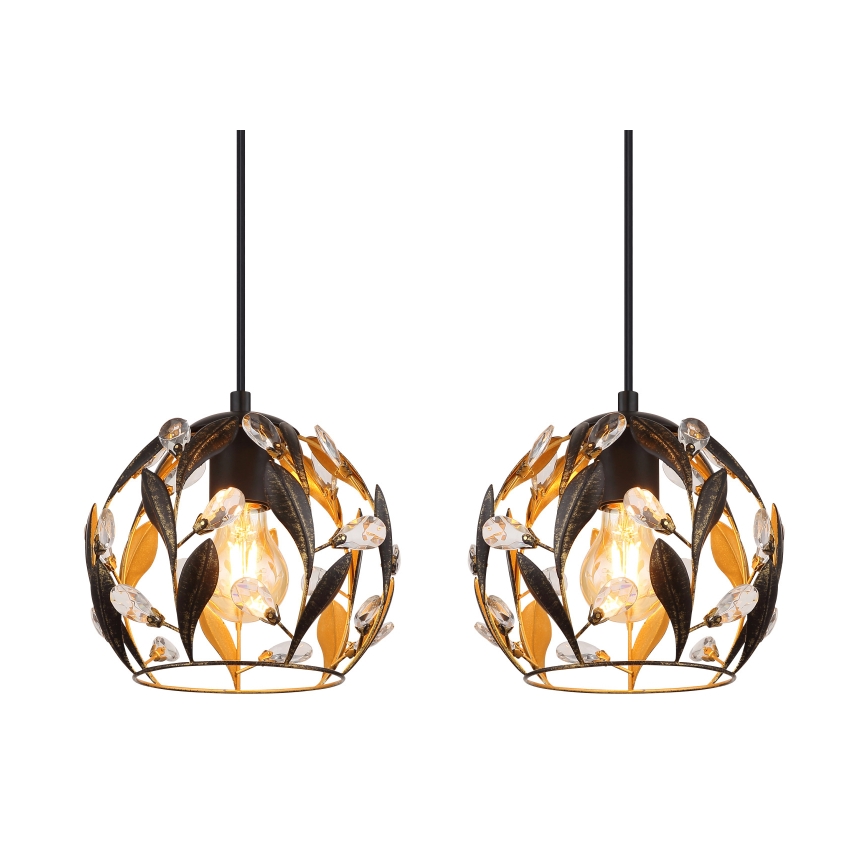 Globo - Suspension filaire 3xE27/40W/230V