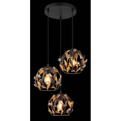 Globo - Suspension filaire 3xE27/40W/230V d. 41 cm