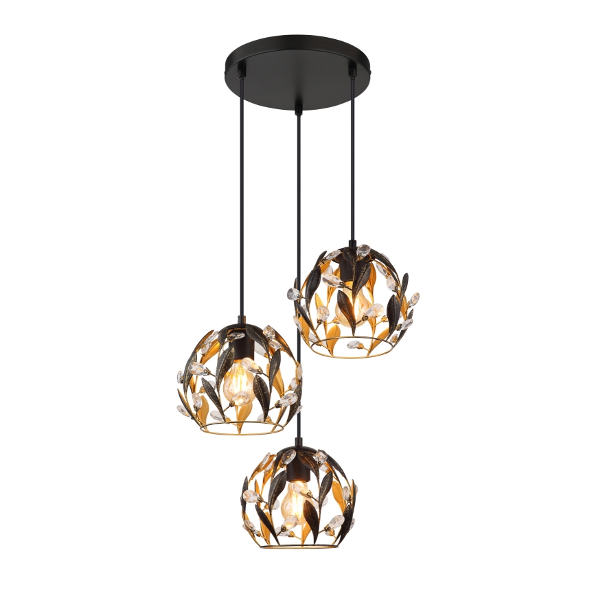 Globo - Suspension filaire 3xE27/40W/230V d. 41 cm