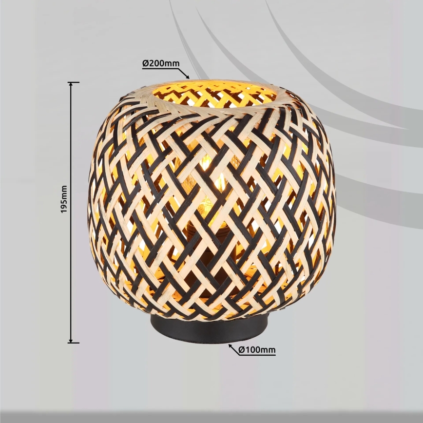 Globo 15766T - Lampe de table COLLY 1xE27/15W/230V