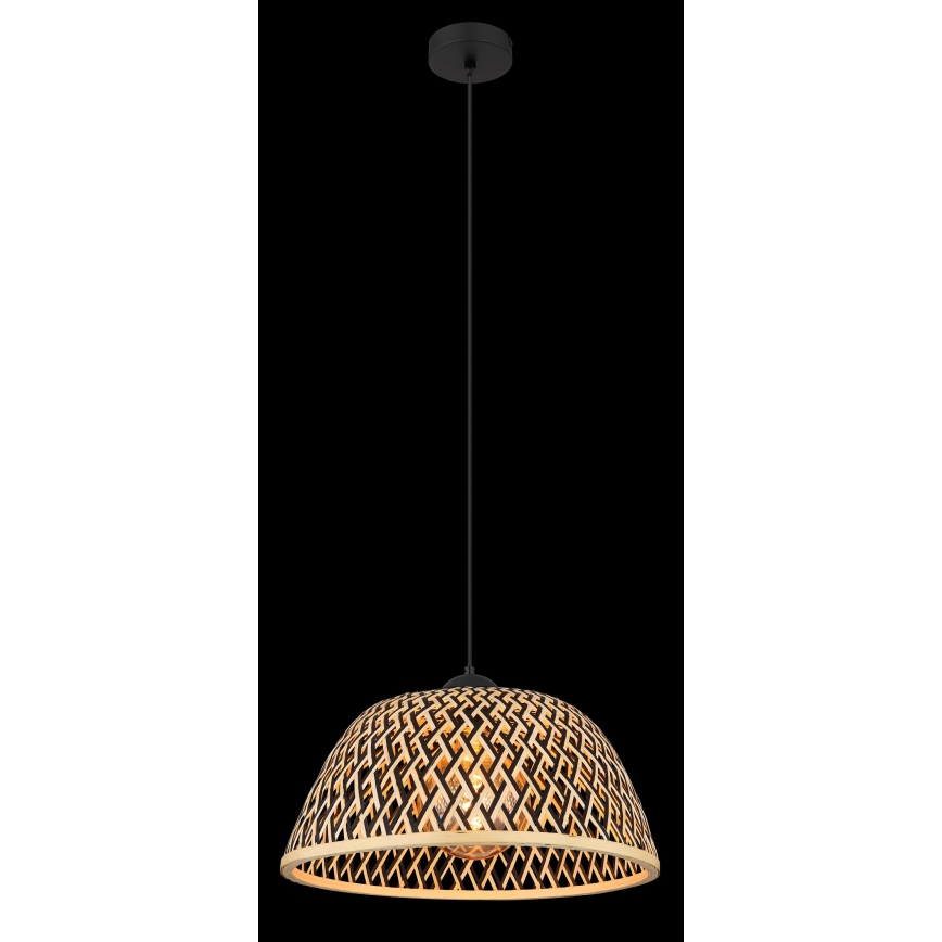 Globo - Hängeleuchte an Schnur 1xE27/15W/230V Bambus