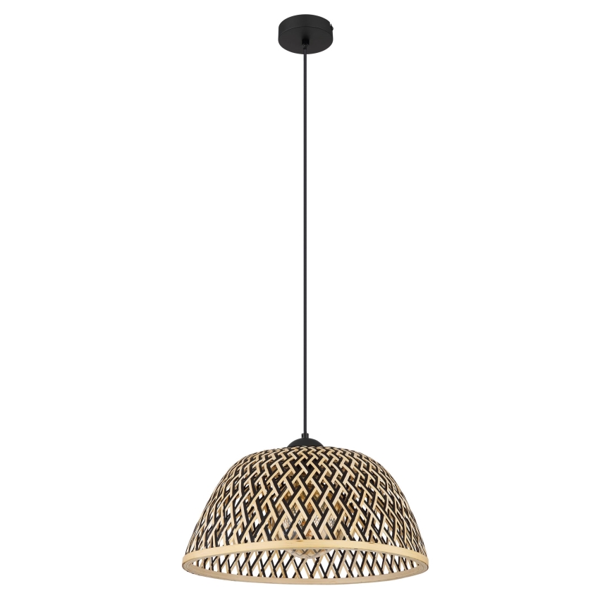 Globo - Hängeleuchte an Schnur 1xE27/15W/230V Bambus