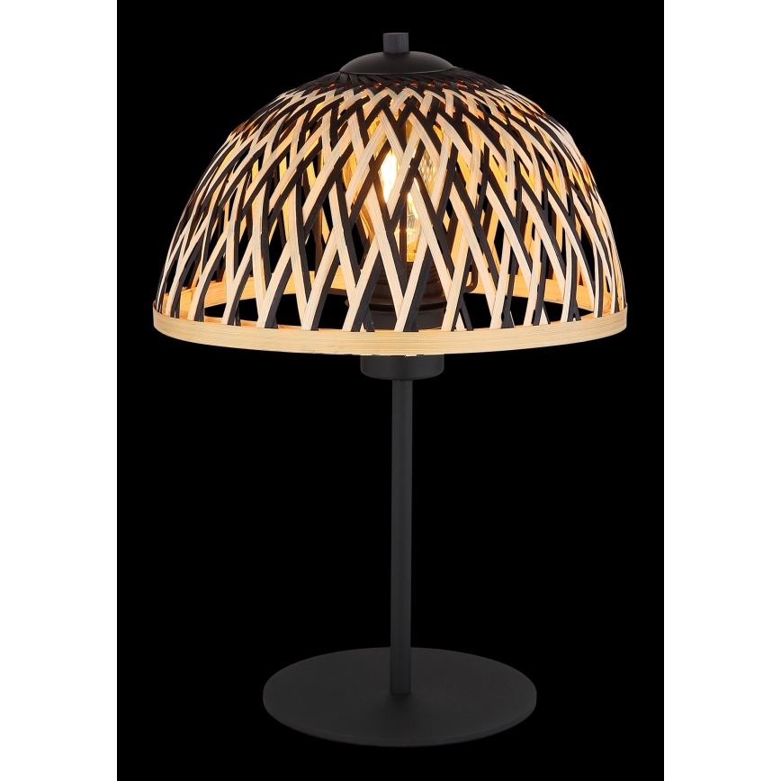 Globo - Tischlampe 1xE27/15W/230V Bambus
