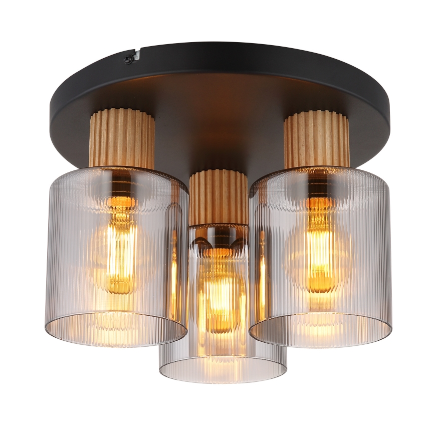 Globo - Plafoniera a soffitto 3xE27/25W/230V Ø 30 cm