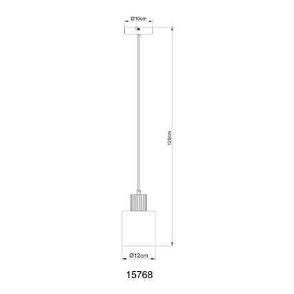 Globo - Lampada a sospensione con cavo 1xE27/25W/230V, Ø 12 cm