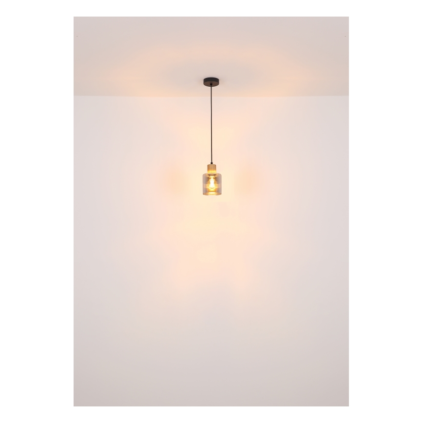 Globo - Pendelleuchte mit Kabel 1xE27/25W/230V Ø 12 cm