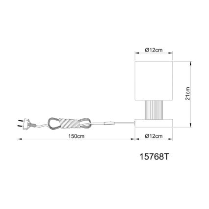 Globo - Lampe de table 1xE27/25W/230V