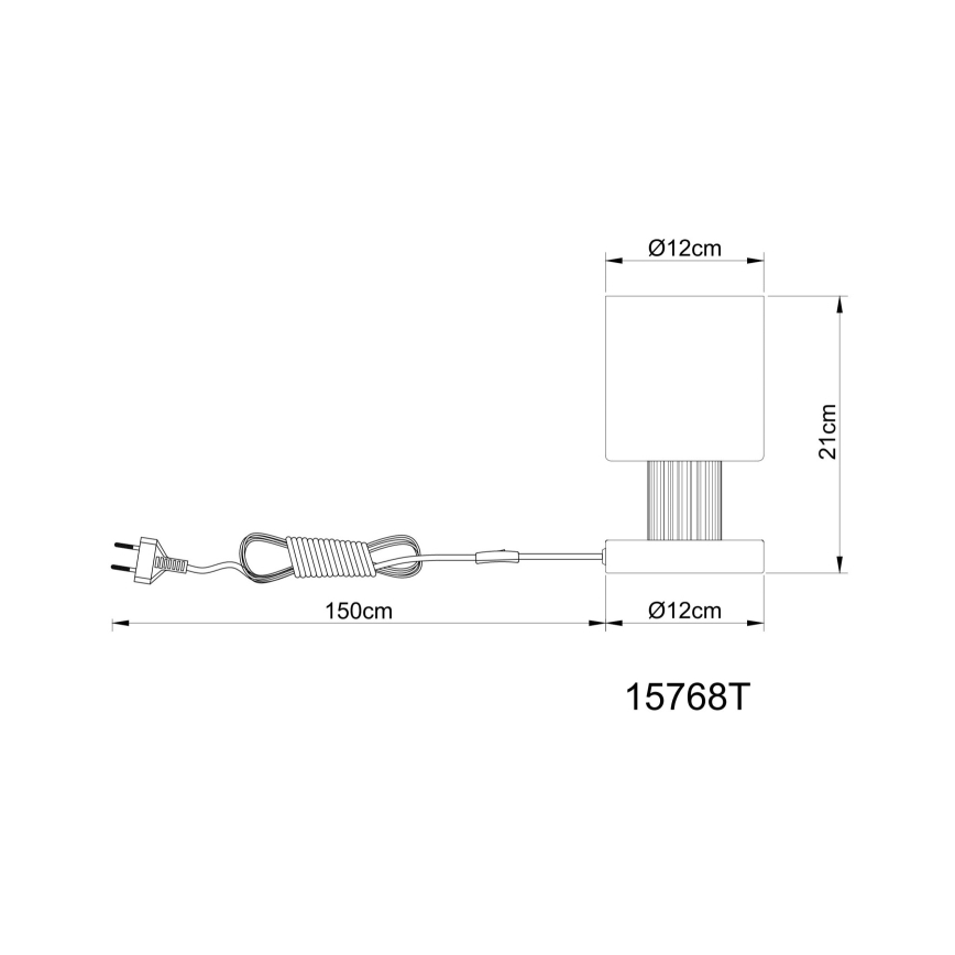 Globo - Lampe de table 1xE27/25W/230V