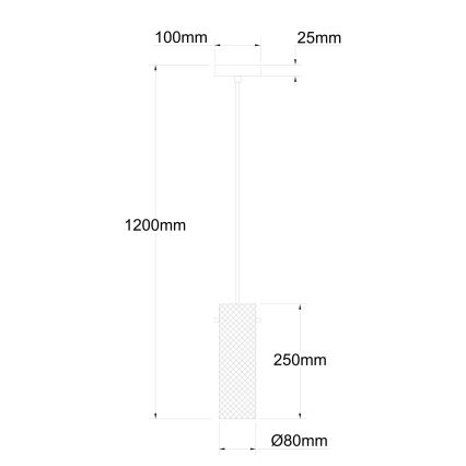 Globo - Suspension filaire 1xE14/40W/230V
