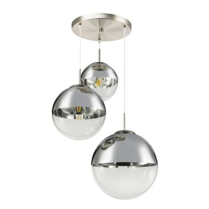 Globo - Hängeleuchte an Schnur 3xE27/40W/230V d 51 cm