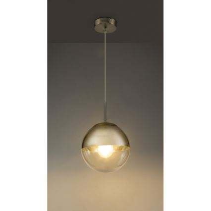 Globo - Lampadario a sospensione con filo 1xE27/40W/230V diametro 20 cm