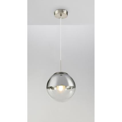Globo - Lampadario a sospensione con filo 1xE27/40W/230V diametro 20 cm