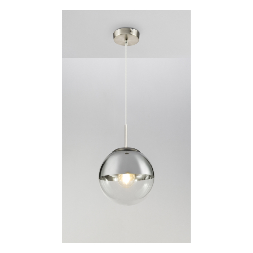 Globo - Lampadario a sospensione con filo 1xE27/40W/230V diametro 20 cm