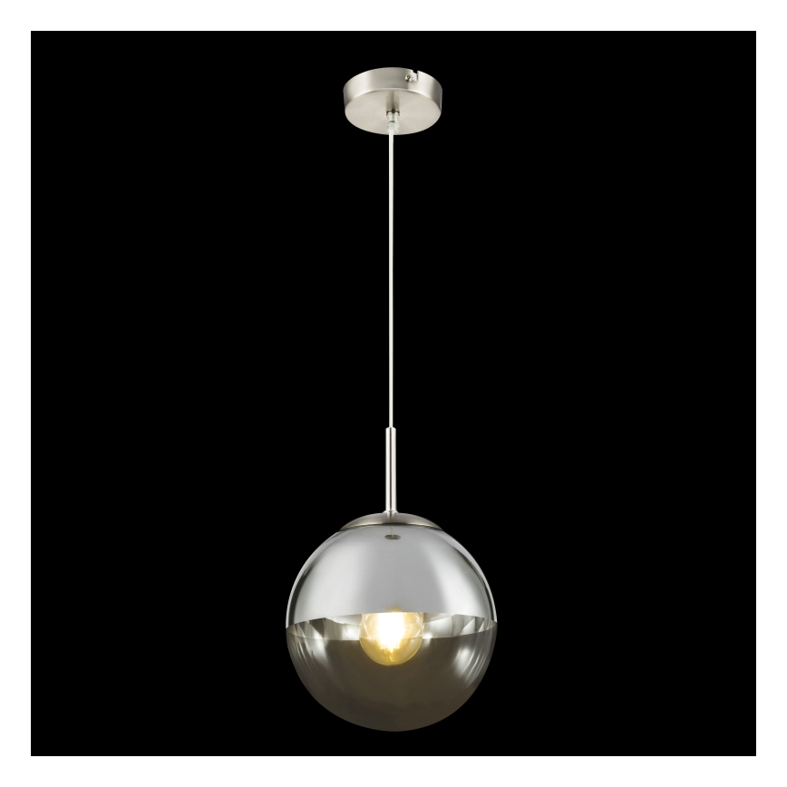 Globo - Lampadario a sospensione con filo 1xE27/40W/230V diametro 20 cm