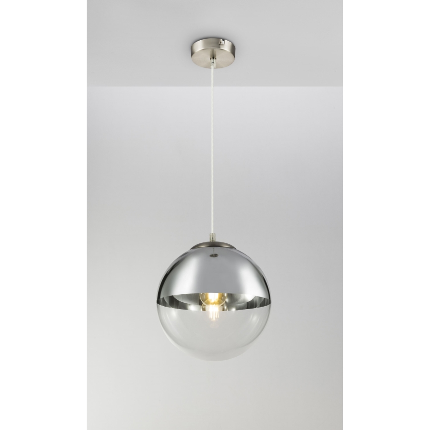 Globo - Hängeleuchte an Schnur 1xE27/40W/230V d 25 cm