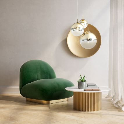 Globo - Lampadario a sospensione con filo 3xE27/40W/230V diametro 51 cm