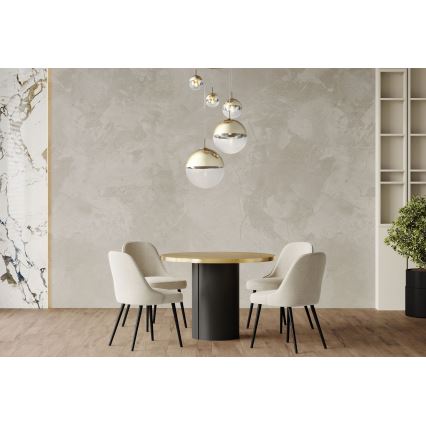 Globo - Lampadario a sospensione con filo 5xE27/40W/230V diametro 65 cm
