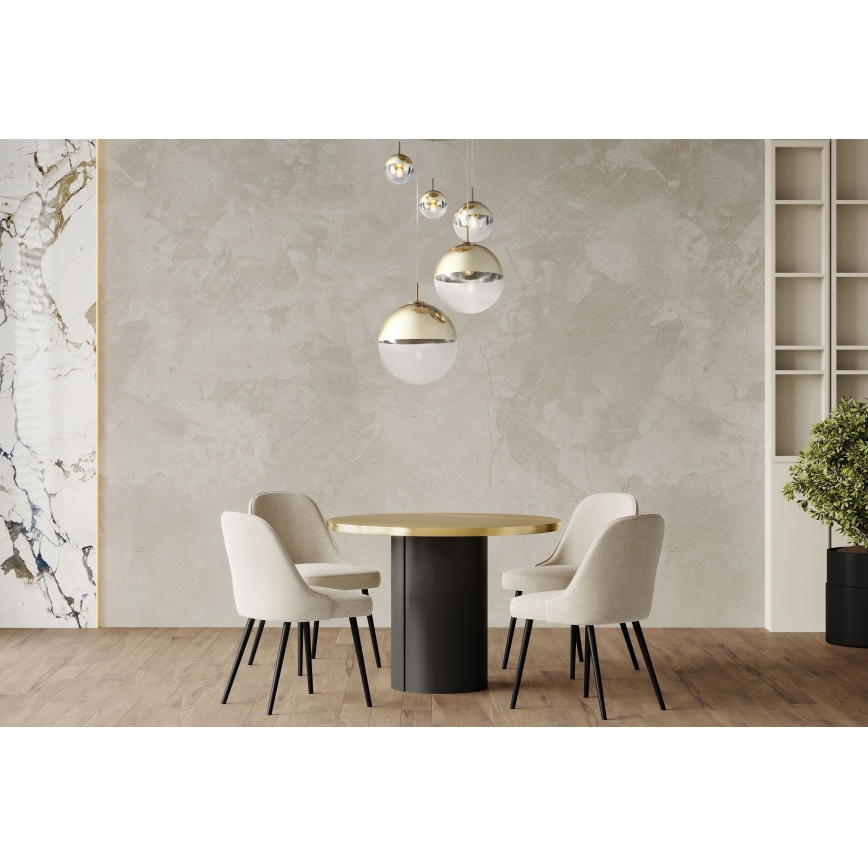 Globo - Lampadario a sospensione con filo 5xE27/40W/230V diametro 65 cm