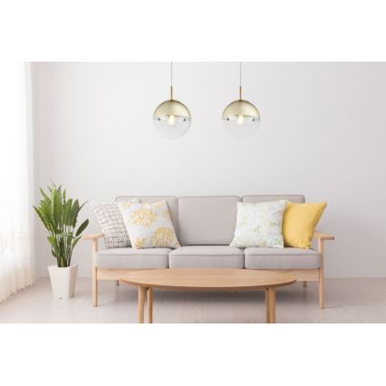Globo - Lampadario a sospensione con filo 1xE27/40W/230V diametro 20 cm