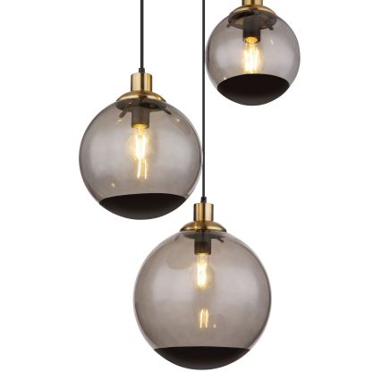 Globo - Hängeleuchte an Schnur 3xE27/40W/230V