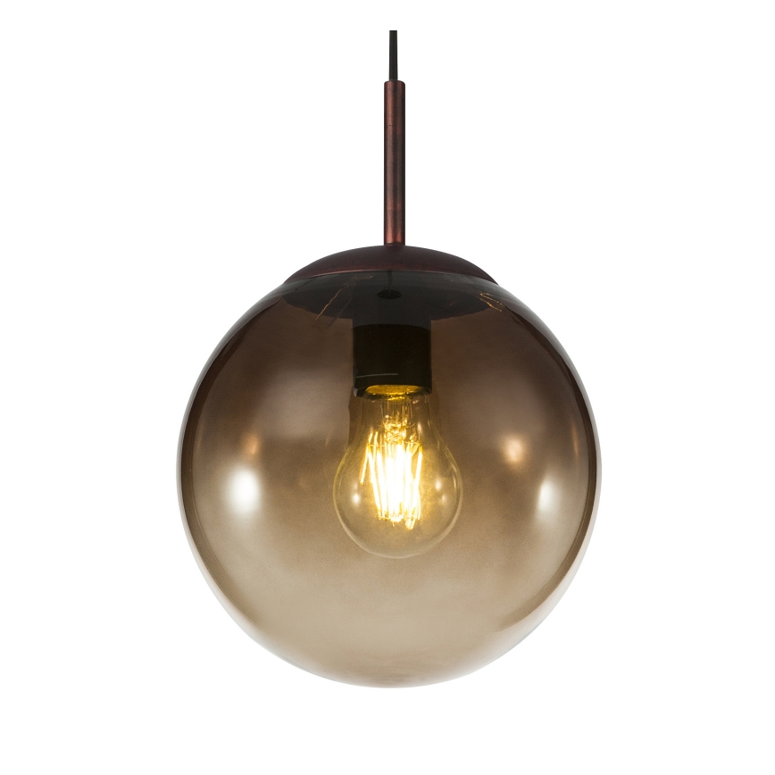 Globo - Lampadario a sospensione con filo 1xE27/40W/230V diametro 20 cm